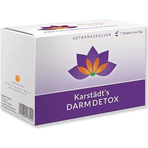 Karstädt's Darmdetox Darmmour, geavanceerde darm- en dikke darmdetox voor lichaamsreiniging en ondersteuning van de darmgezondheid, natuurlijke ingrediënten voor effectieve ontgifting (1-daagse kuur)