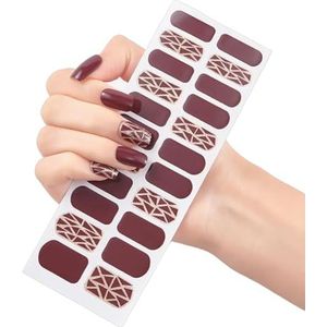 Semi Uitgehard Gels Nagels Stickers UV's/LED Lamp Vereist Gels Nagels Polish Wraps Mode Gels Nagels Art Stickers Wome