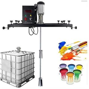 Elektrische tankmixer, 980 W, IBC-roerder, commerciële 1-ton verfmixer met standaard, verfmixer (B)