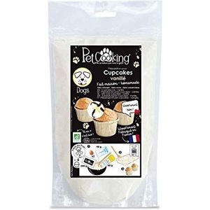 PetCooking - Bereiding van cupcakes vanille voor honden – 200 g