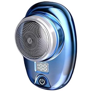 Mini-scheerapparaat, draagbaar elektrisch nat en droog scheerapparaat, oplaadbaar USB-scheerapparaat voor baard, benen, oksels, borst en lichaamshaar Ximan