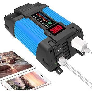 Zuivere sinus 4000W/6000W omvormer, met led-vermogensdisplay, 12V omvormer gelijkstroom naar wisselstroom, voor zonne-energie, campers, auto's, off-grid,6000W-220V