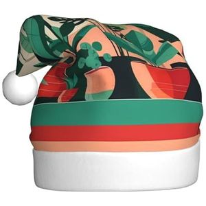 MYGANN Indoor Ingemaakte Groene Planten Unisex Kerst Hoed Voor Thema Party Kerst Nieuwjaar Decoratie Kostuum Accessoire