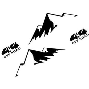 OUYNIEI Autodeurstickers, geschikt voor LADA NIVA 1600 4x4 logo Vinyl filmdecoratie Sticker Offroad Mountain Peak Styling Auto-accessoires