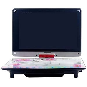 Reis-dvd-speler, Volledig formaat multifunctionele draagbare home dvd-speler TV-ondersteuning USB-poort SD-kaart afspelen en draaien HD-scherm Touch