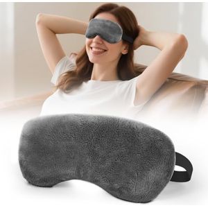 MORLIDEN Magnetron verwarmd oogmasker voor droge ogen, vochtig oog warm kompres voor droge ogen therapie masker met lijnzaad, werken met verlichting van droge ogen, blefaritis & stye oogbehandeling