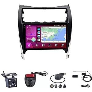 Android Double Din Car Stereo 9 Inch Touchscreen Autoradio Autotoebehoren Multimedia Stuurwielbediening met Navigatie Plug And Play Voor Toyota Camry U.S USA 2012-2014 (Size : M100S WIFI 1G+16G)