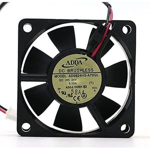 ADDA AD0624HS-A70GL DC24V 0.15A 60 * 60 * 25MM 6025 2wire inverter fan