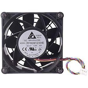 LMNCBVYA Krachtige server Booster Fan met Controle 12V 4.5A PFR0912XHE 9CM