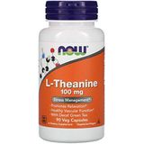 Now Foods - L-theanine 100 mg - 90 capsules met groenten