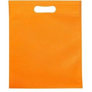 Niet-geweven zakken, 50 stuks kleurrijke traktatiezak traktatiezak for feestartikelen partij gunst geschenkzakken bulk herbruikbare feesttassen met handvat (oranje) (Color : Orange, Size : Inches)