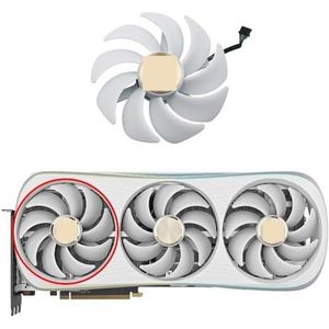 RTX4090 RTX4080 Voor ZOTAC voor GeForce RTX 4080 4090 EXTREME AIRO Witte Vervangende Grafische Kaartventilator(A-Fan)