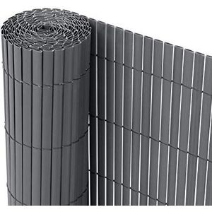 Ribelli® PVC privacyscherm - Zichtbrekend hek - Windbescherming voor balkons, kleur:antraciet, lengte:8 meter, hoogte:100 cm