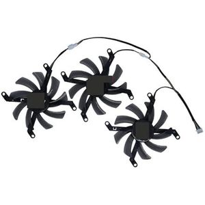 Grafische kaartventilator VGA video GPU-koeler, 3 stuks/set T129215SU voor ASL RTX 2080 Ti 2080Ti rtx2080ti Ares