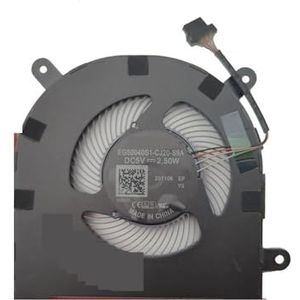 Laptopkoelventilatoren voor Intel voor NUC M15 Kit 11 voor Schenker voor Vision 15 PL5TU1B EG50040S1-CJ10-S9A DC5V 4-pins koelerradiatorventilator(EG50040S1-CJ20-S9A)