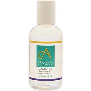 Absolute Aromas Gefractioneerde Kokosolie 150 ml - 100% Pure, Ongeparfumeerde en Natuurlijke Basisolie - Voor Massage, Aromatherapie en Etherische Olie Mengsels - Gebruik op Haar en Huid