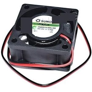 4CM ventilator HA40201V4-000U-999 voor SUNON 40 * 40 * 20MM vierkante koeling DC12V 0.6W 2-lijns koeler