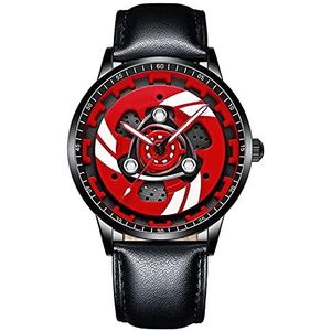 OUMIFA Vervangende Band Heren Horloges Quartz Heren Sport Horloges voor Mannen Klok voor Mannen/Vrouwen Horloge Band (Kleur: Ducati-Red-P)