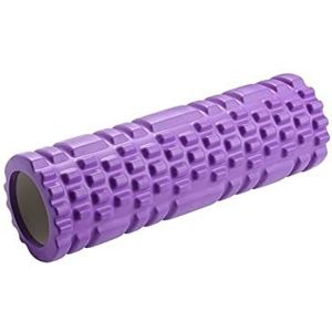 DJDEFK Schuimroller 30 cm Yoga Kolom Gym Fitness Foam Roller Pilates Yoga Oefening Rug Spiermassage Roller Zachte Yoga Blok massage roller (Kleur: Paars)
