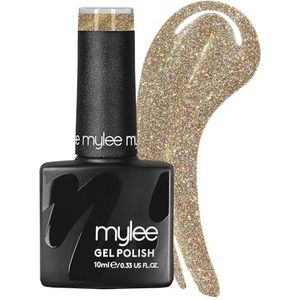 Mylee Reflecterende Gel Nagellak 10ml [Singin' In The Rain] UV/LED Soak-Off Nail Art Manicure Pedicure, Professioneel, Salon & Thuisgebruik [Spotlight Range] Langdurig en gemakkelijk aan te brengen