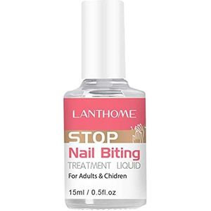 Anti Nagelbijten Vloeistof,15ml Nagelverzorgingsvloeistof Effectieve nagellotion | Multifunctionele duimzuigende stoppe natuurlijke vingernagelbeschermer voor kinderen en volwassenen om