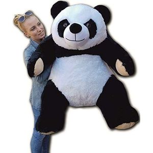 Odolplusz XXL Panda Bear | Totale hoogte: 145 cm | Zittend 80 cm | Grote Teddy Bear Pluche Bear Knuffel Knuffeldier XXL