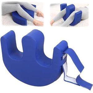 Patiënt Draaiapparaat, U-vormig Draaiapparaat Waterdicht PU Met Banded Multifunctioneel Draaiend Kussen, Voedingsbenodigdheden, Blauw