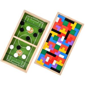 Voetbalbordspel | Cultiveer teamwerkgeest Strategisch denkspel op tafelblad - Bordspellen voor kinderen voor speelkamer, woonkamer, slaapkamer, klaslokaal, speeltuin Bseid