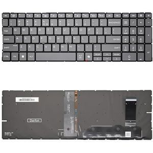 Voor HP voor EliteBook voor 660 G11 665 665R voor ProBook 460 465 VS Engels Toetsenbord Achtergrondverlichting N98507 N95986-001(US Grey Org LED Ai)