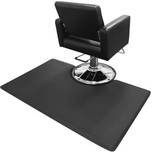 TT-YEC Niet-Slip Salon Kappersstoelmat, Extra Grote Zwarte Kappersstoelmat, Schoonheidswinkel Decoratieve Vloermat, Kantoor Comfortabele Vloermat Voor Ronde En Vierkante Kappersstoelen,C