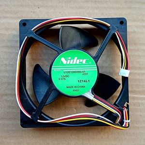 Refrigerator Fan U12E12BS8B3-57 J231 DC12V 0.07A 4-Wire Waterproof Silent Cooling Fan
