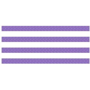 JSGHGDF 4 Stks/8Pcs Bagage Wiel Cover Siliconen Cover Koffer Wiel Cover Verstelbare Bagage Spinner Wiel Cover voor Meeste Caster, Paars 4 Pack, S