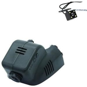 Auto Road Record WiFi DVR Dash Camera Rijvideorecorder Compatibel met Cadillac ATS 2013~2018(Front And Back)