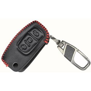 Autosleutel beschermhoes Autosleutelhoesje Cover Voor Fiesta Voor Focus Voor C-Max Voor Galaxy Voor Mondeo Voor MK4 Voor S-Max Afstandsbedieningsbehuizing Met Sleutelhanger Sleutel Shell