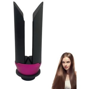Dxyue Stijltang-opzetstuk voor Dyson HD01/03/08/15/16 Supersonic haardroger, haarstyling, rechte mondstukken (rozenrood)