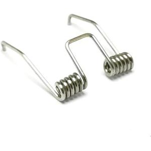 2 stks dubbele torsie lente elektrische tondeuse vervanging veer roestvrij staal micro veer (maat: 10 stuks)