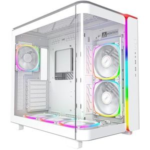 Montech KING 95 PRO Midi-Tower, Tempered Glass, ARGB - weiß