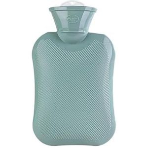Warmwaterkruik Waterkruik, rubber, warmwaterkruik voor meisjes, draagbare dikke winterhandwarmer, waterfles beenwarmers warmwaterzak (500 ml groen)