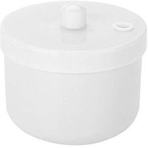 Nail Art Sterilisator, Sterilisator Box, Nail Tools Sterilisator Lade Sterilisatie Box Desinfectie Container Manicure Gereedschap Desinfecterende Pot Nails Art Ronde Dozen voor (WHITE)