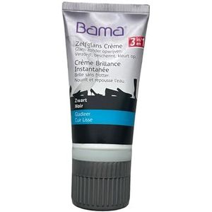 Bama Zelfglans Creme - onderhoudsmiddel voor gladleer - Zwart - 50ml