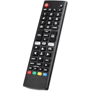 Universele afstandsbediening voor LG Smart TV AKB75095308 AKB74915324, compatibel met alle LG TV-afstandsbediening, vervanging