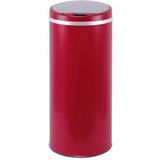 SOHO - Automatische Prullenbak - Rood - Roestvrij Staal - Capaciteit 42L