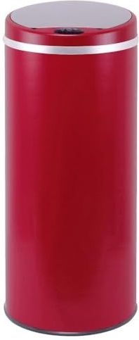 SOHO - Automatische Prullenbak - Rood - Roestvrij Staal - Capaciteit 42L