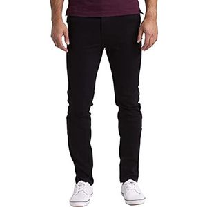 westAce Heren Flex Jeans Stretch Skinny Relaxed Slim Fit Casual Alle Taille Denim Broek, Zwart, 36W / 30L