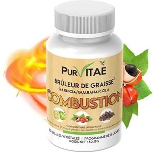 Natuurlijke vetbrander, XL Garcinia, Inuline, Guarana en Cola, verhoogt de stofwisseling, gemaakt in Frankrijk (natuurlijke vetbrander, XL-combinatie)
