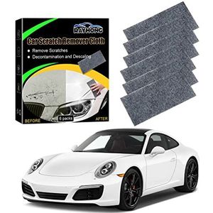 Fencelly 6 Pack Nano Sparkle Doek voor Auto Krassen, Multifunctionele Auto Krassen Verwijderen Doek Reparatie Verf Krassen Watervlekken en Oppervlak Polijsten