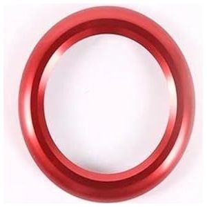 Interieurlijsten Aluminium Auto Contactslot Sleutel Slot Gat Ring Beschermende Ring Auto-interieur Voor H2 2003-2007 (Kleur : Rood)