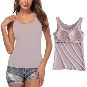 STARBILD - BH-hemd - Mouwloze Tanktop - Gewatteerd - Voor Dames