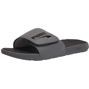 PUMA Cool Cat sandaal met haak en lus voor heren, Castlerock PUMA Zwart, 43 EU