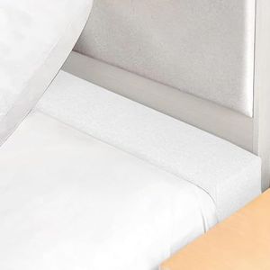 Bed Gap Filler Pillow, Sluit de kloof tussen hoofdeinde en matras voor bed brug Twin naar King Bed, Rechthoek Bolster Armleuning Kussen, Wasbaar(White,200x18x20cm)